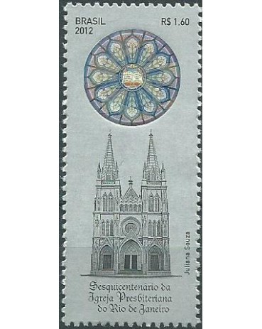 C3167 SESQUICENTENÁRIO DA IGREJA PRESBITERIANA DO RIO DE JANEIRO 2012 - 7831 MINT 